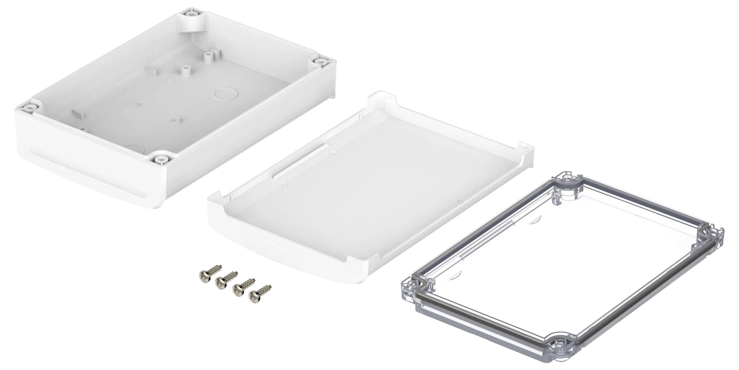 Bopla BoVersa 48424330.HMT1 Tisch-Gehäuse (L x B x H) 170 x 120 x 52mm Polycarbonat Weiß (RAL 9003) 1St.