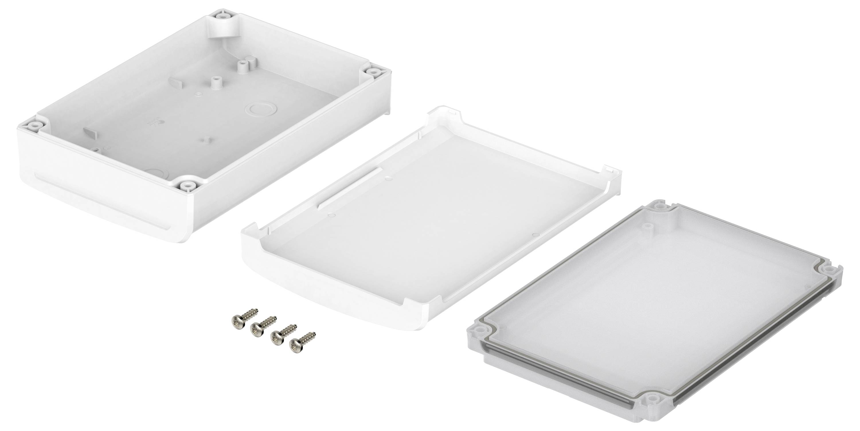 Bopla BoVersa 48434331.HMT1 Tisch-Gehäuse (L x B x H) 170 x 120 x 52mm Polycarbonat Weiß (RAL 9003) 1St.