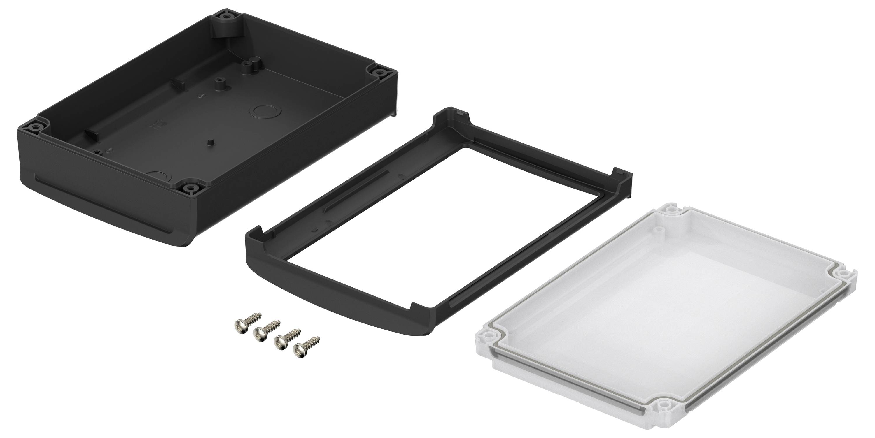 Bopla BoVersa 48334351.HMT1 Tisch-Gehäuse (L x B x H) 170 x 120 x 52mm Polycarbonat Schwarz (RAL 9005) 1St.