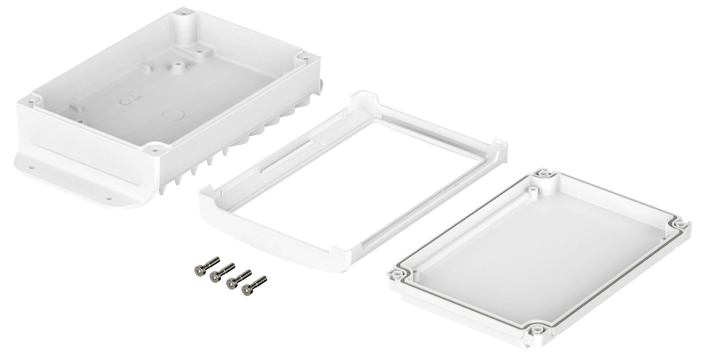 Bopla BoVersa 48314333.HMT2 Wand-Gehäuse Aluminium, Polycarbonat Weiß (RAL 9003) 1St.