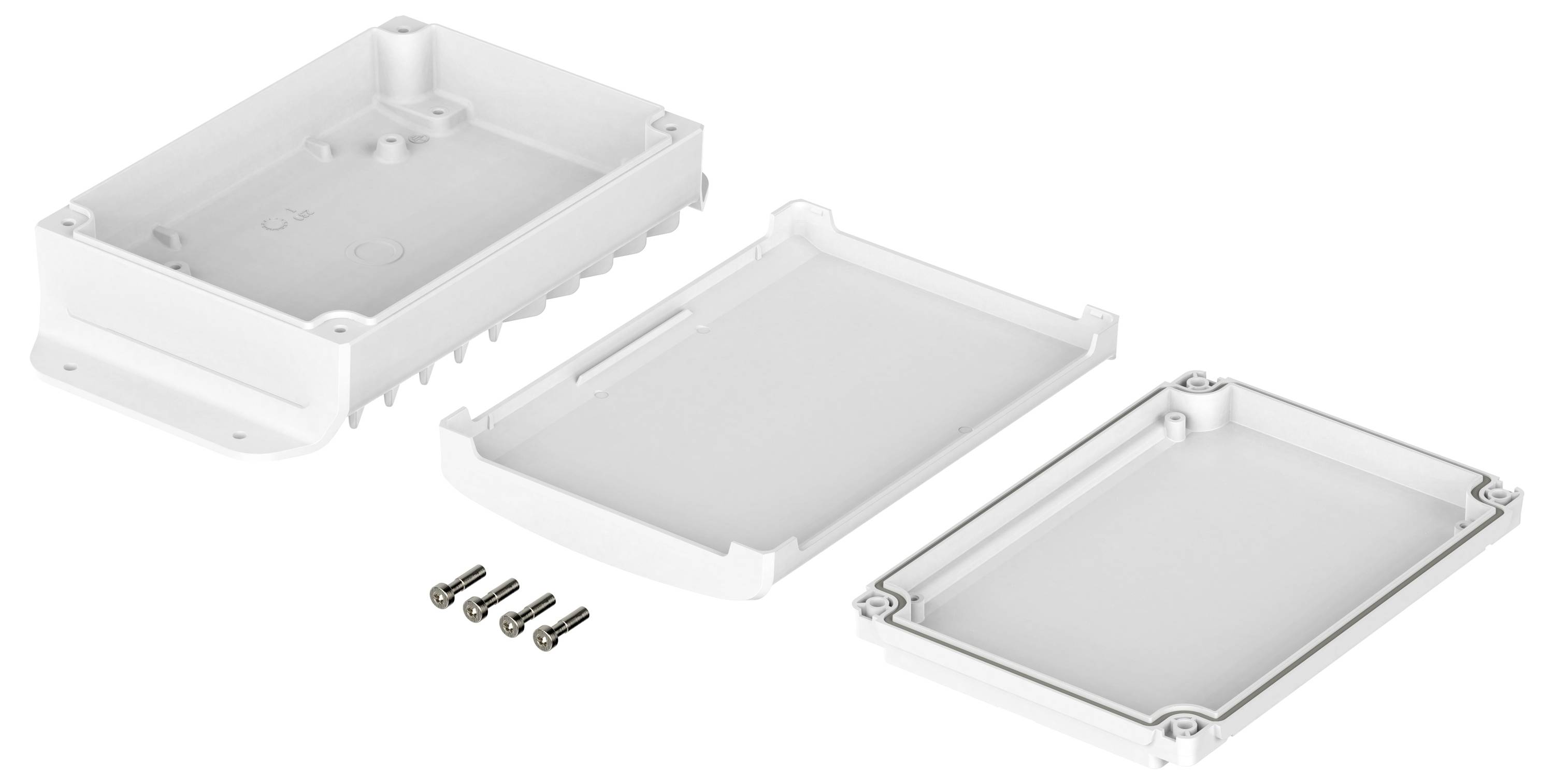 Bopla BoVersa 48414333.HMT2 Wand-Gehäuse Aluminium, Polycarbonat Weiß (RAL 9003) 1St.