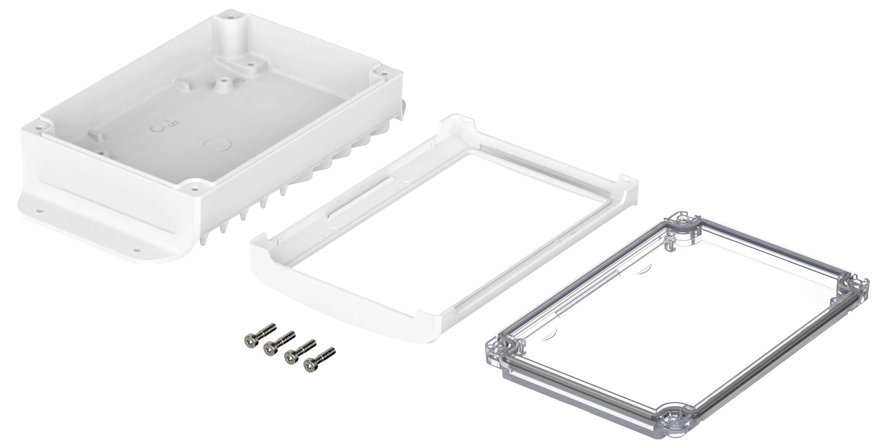 Bopla BoVersa 48324330.HMT2 Wand-Gehäuse Aluminium, Polycarbonat Weiß (RAL 9003) 1St.
