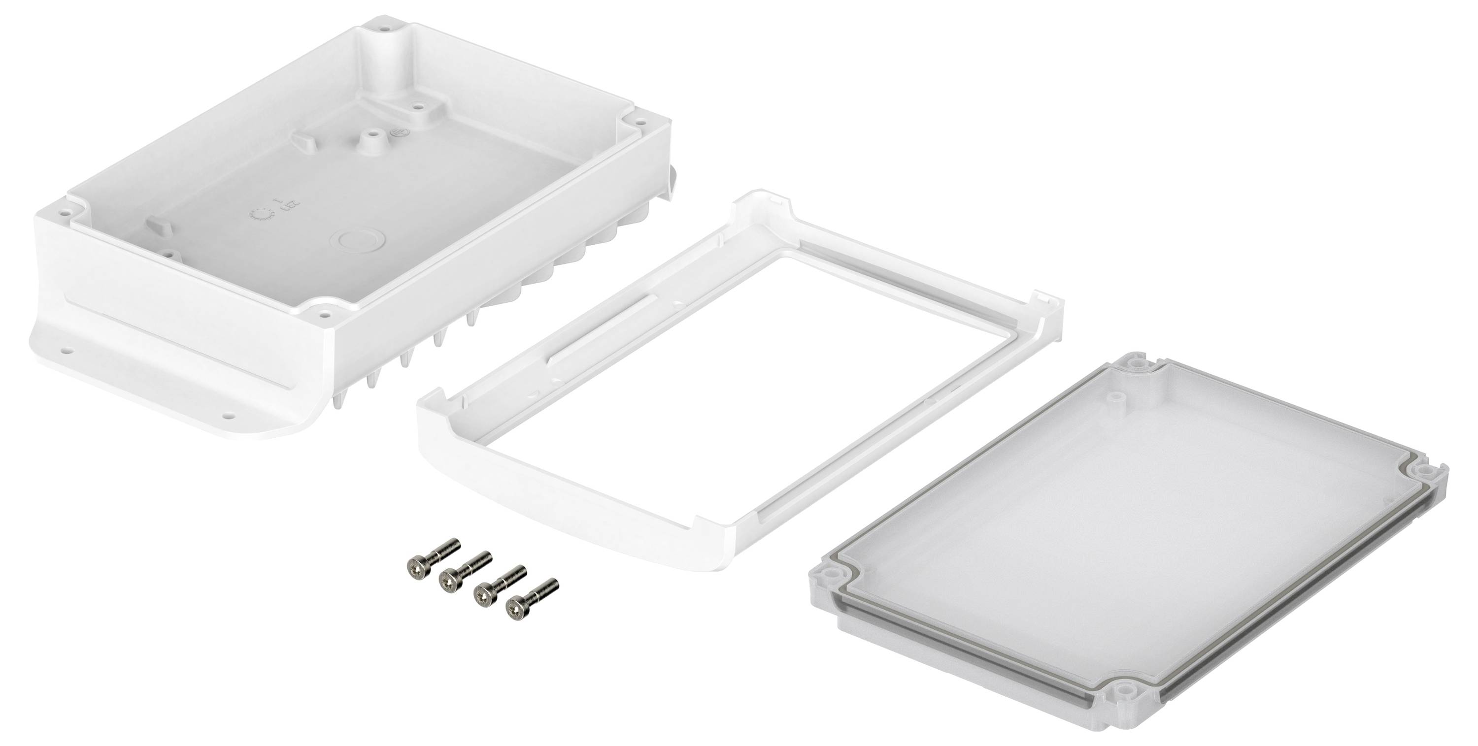 Bopla BoVersa 48334331.HMT2 Wand-Gehäuse Aluminium, Polycarbonat Weiß (RAL 9003) 1St.