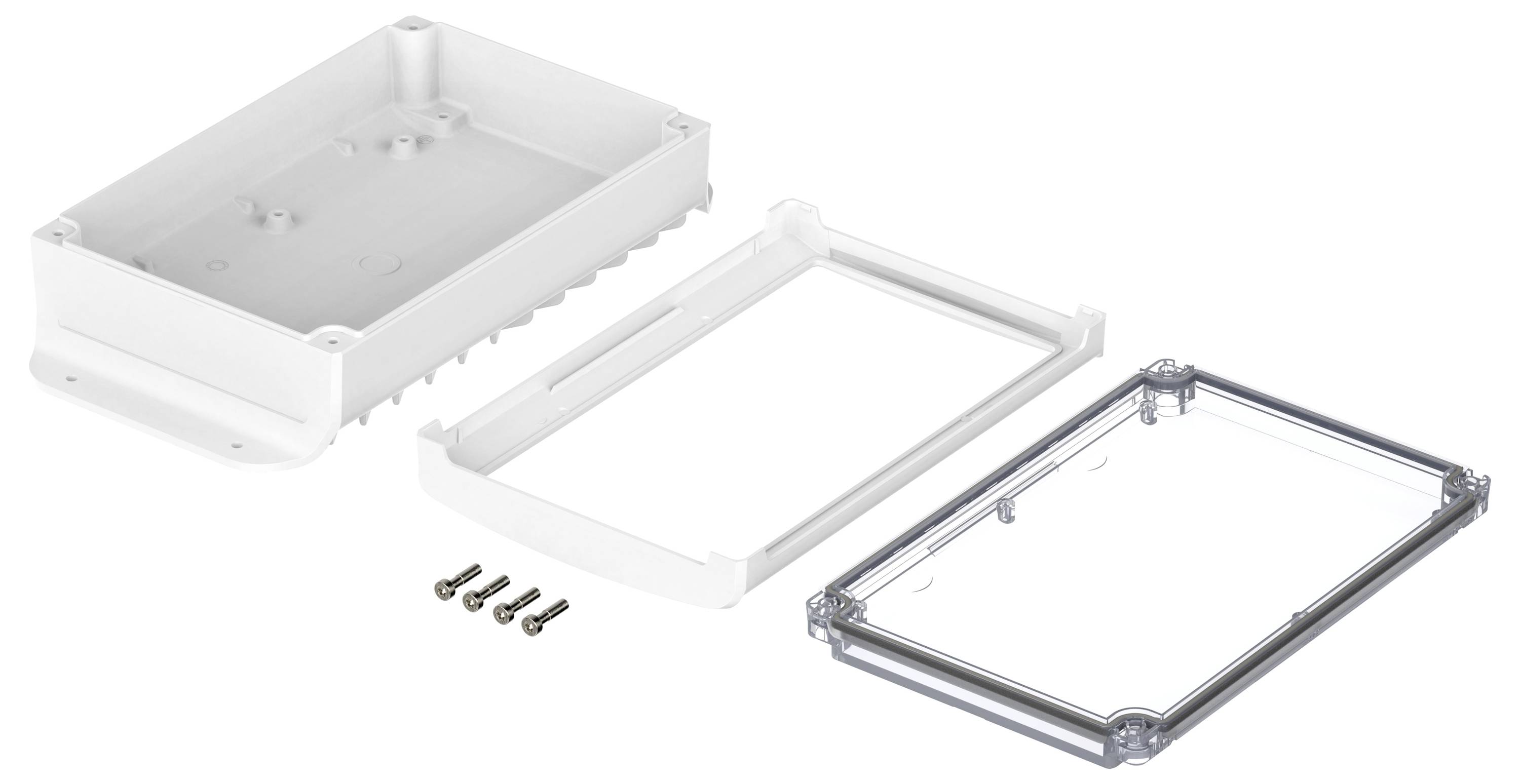 Bopla BoVersa 48326430.HMT2 Wand-Gehäuse Aluminium, Polycarbonat Weiß (RAL 9003) 1St.