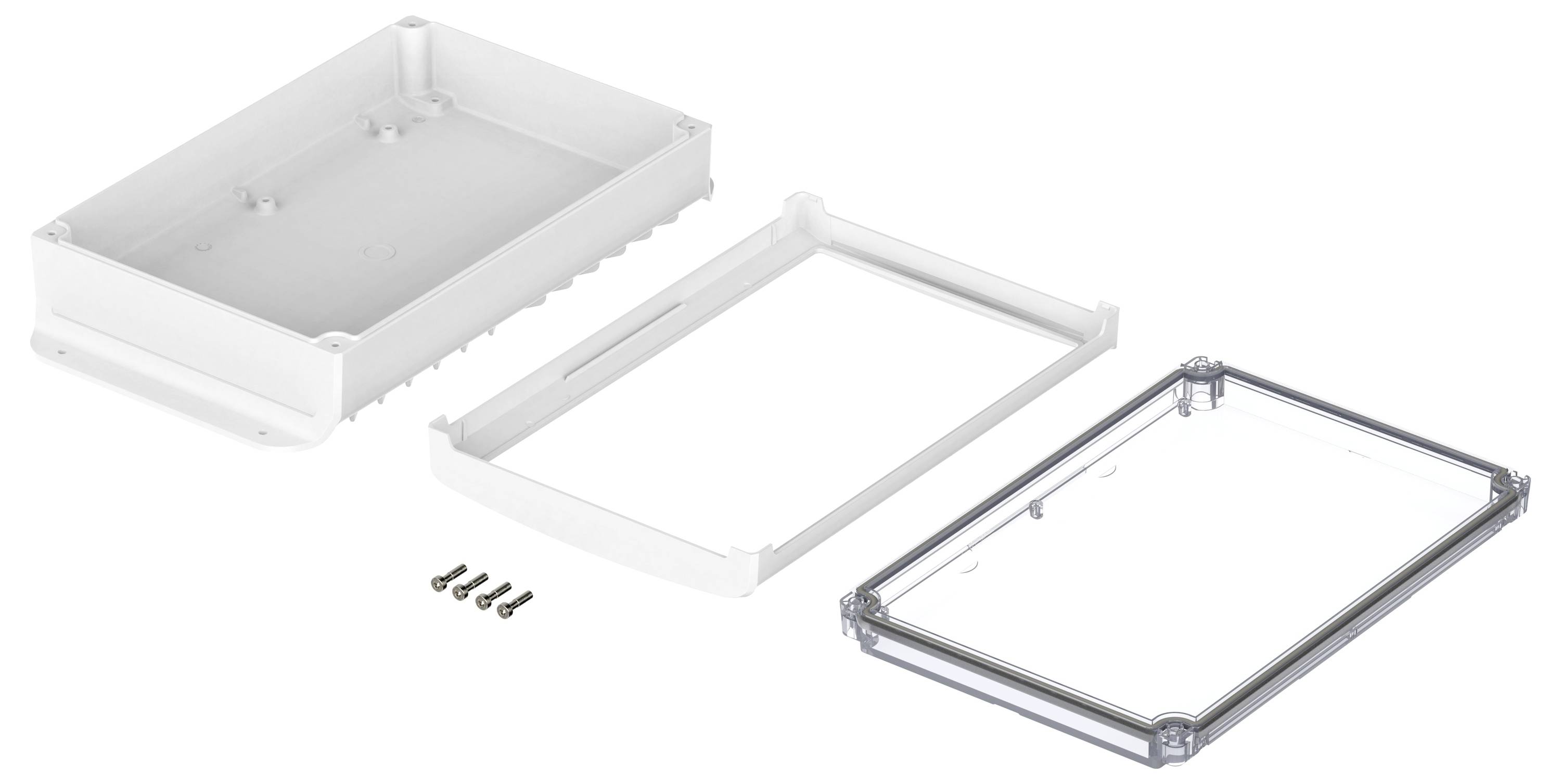 Bopla BoVersa 48328630.HMT2 Wand-Gehäuse Aluminium, Polycarbonat Weiß (RAL 9003) 1St.