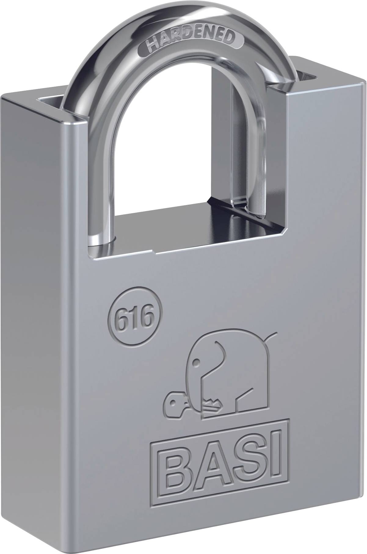 Basi 6160-6000 Vorhängeschloss 60mm verschieden schließend Silber Schlüsselschloss