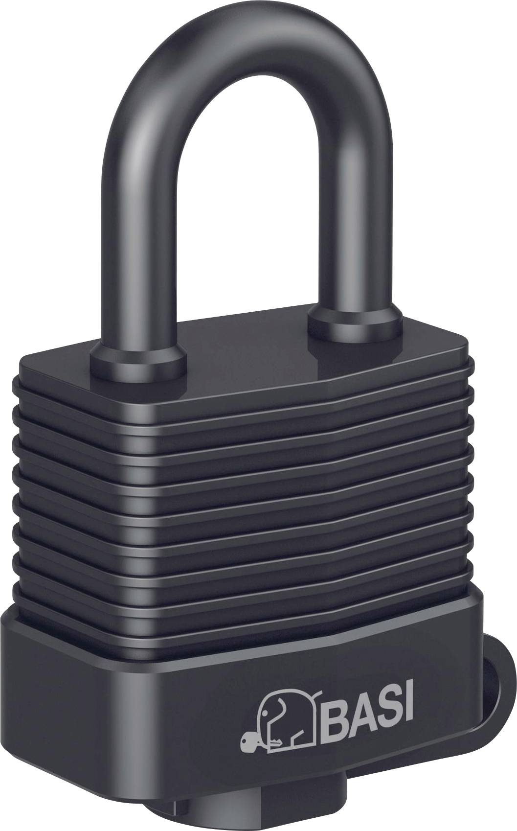 Basi 6150-4000 Vorhängeschloss 47mm verschieden schließend Schwarz Schlüsselschloss