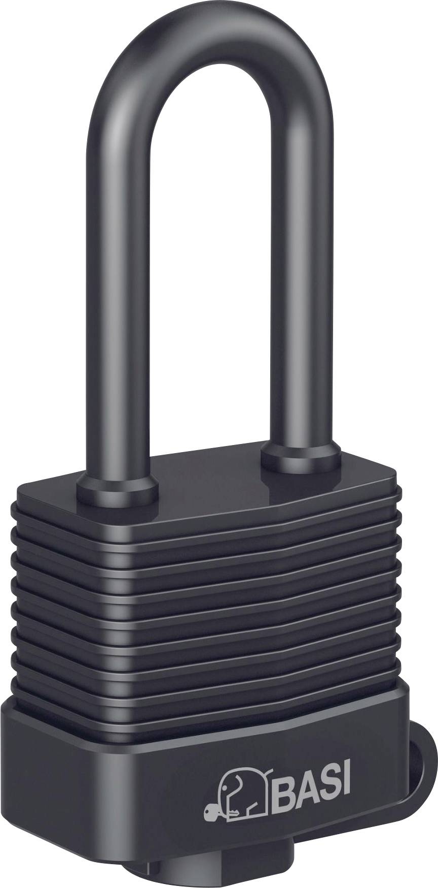 Basi 6151-5000 Vorhängeschloss 59mm verschieden schließend Schwarz Schlüsselschloss