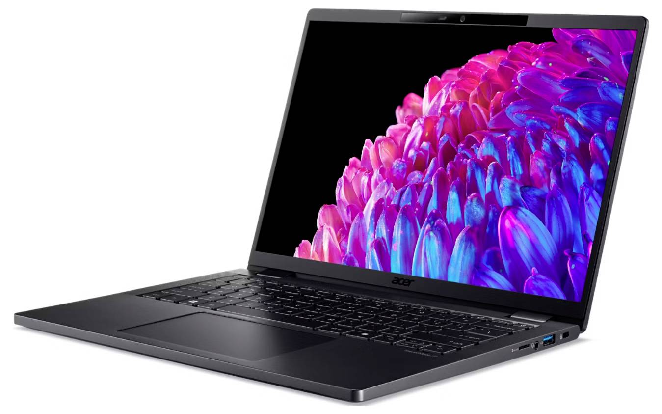 Acer Notebook 35.6cm (14 Zoll) Full-HD+ Intel® Core™ Ultra 5 125H 16GB RAM 512GB SSD Deutsch, QWERTZ Intel Arc Graphics Schwarz