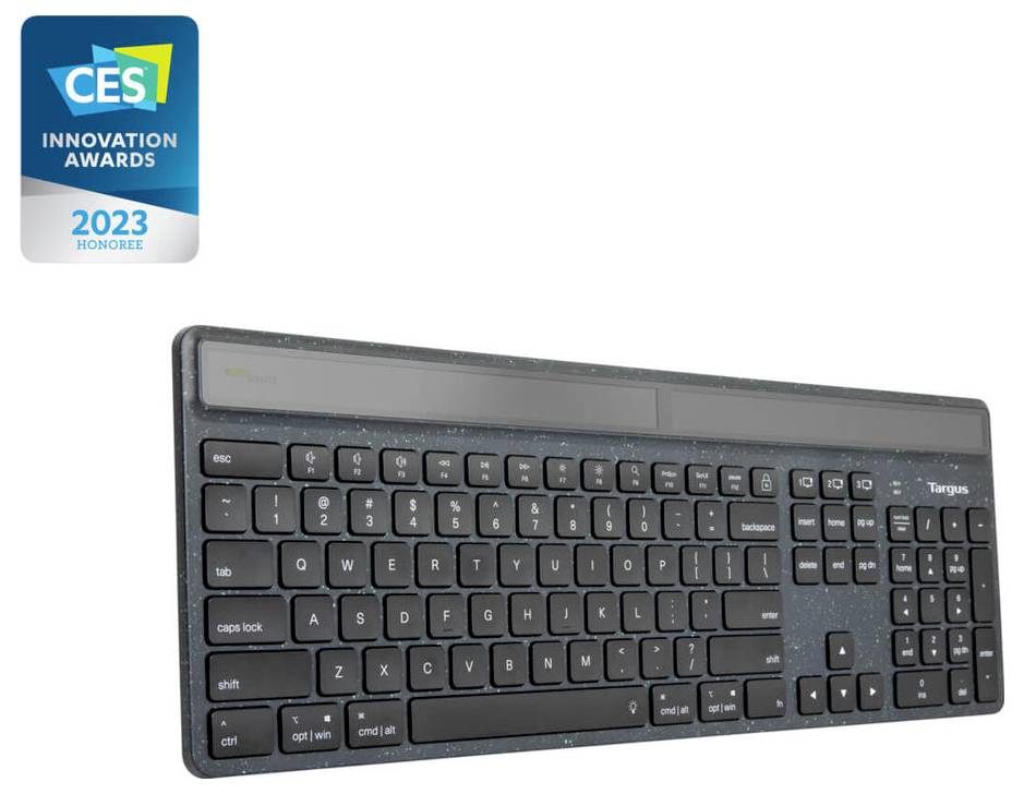 Targus EcoSmart Tastatur Englisch, QWERTY Schwarz