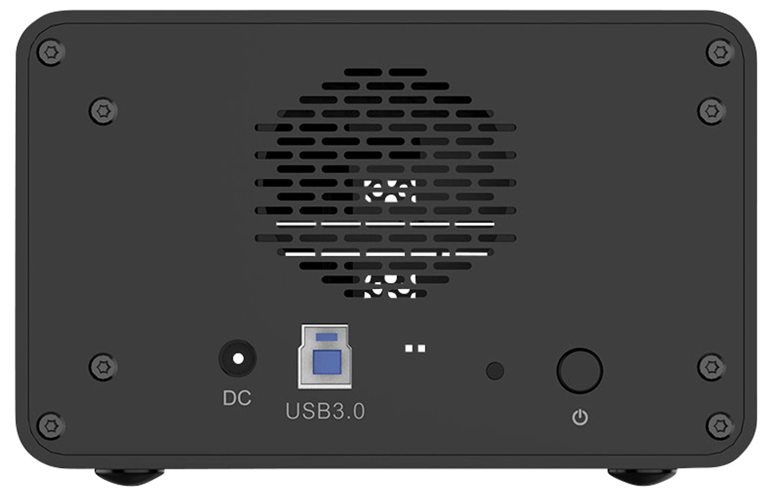 Renkforce RF-6647596 8.9cm (3.5 Zoll) Festplattengehäuse 2 Bay 3.5 Zoll USB-A (USB 3.0)