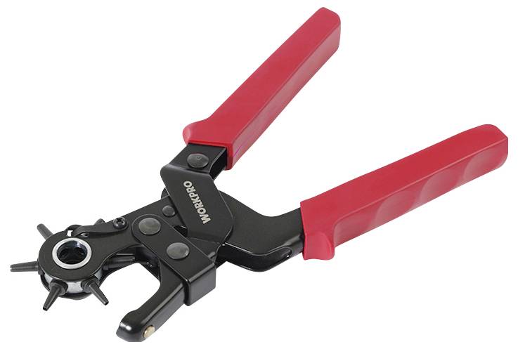 WorkPro WP231077 Stanzzange 2 mm, 2.5 mm, 3 mm, 3.5 mm, 4 mm, 4.5mm 230mm 1St.