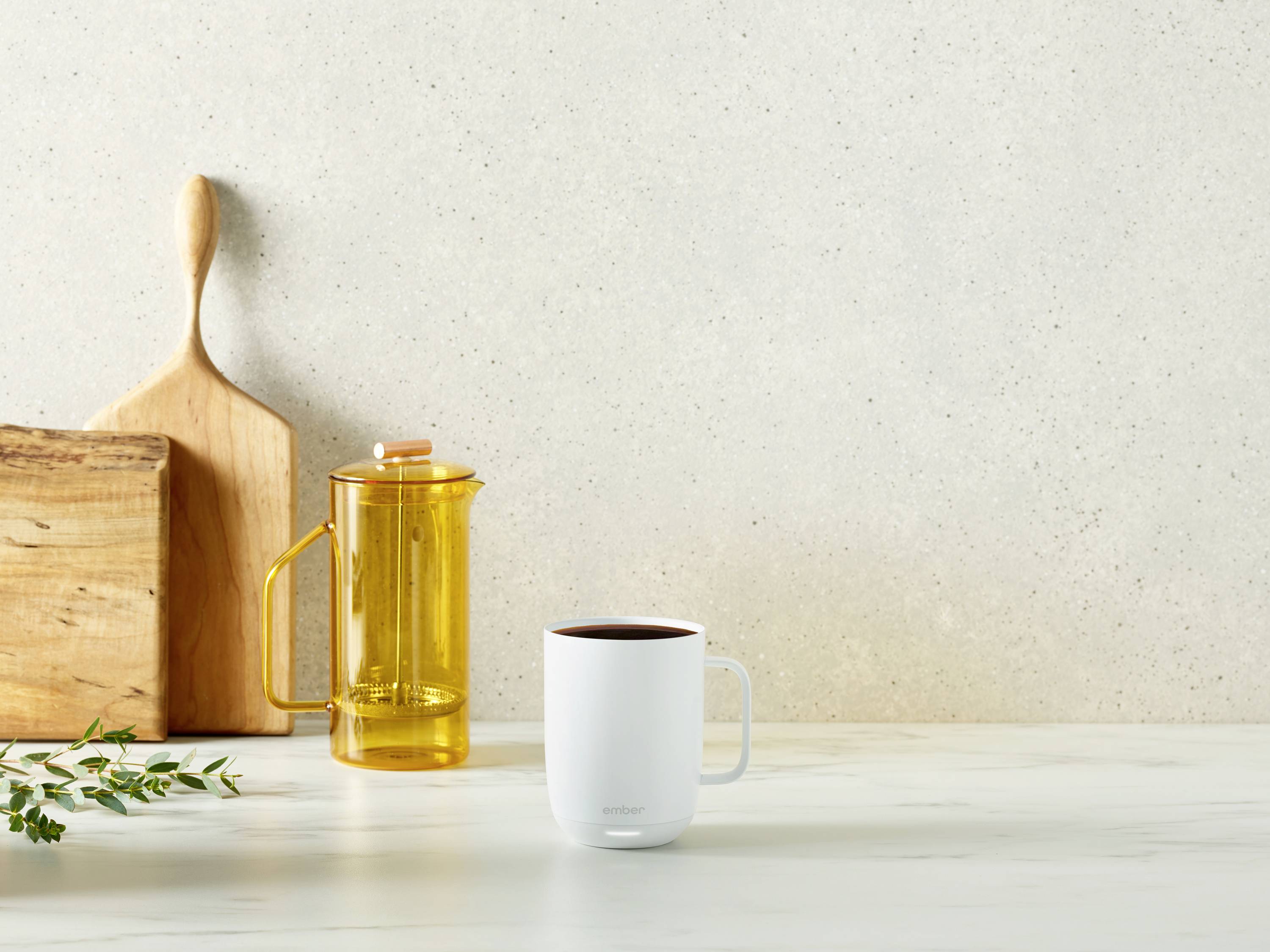 Ember Mug 14 Smart-Trinkbecher Weiß 414ml CM191402EU