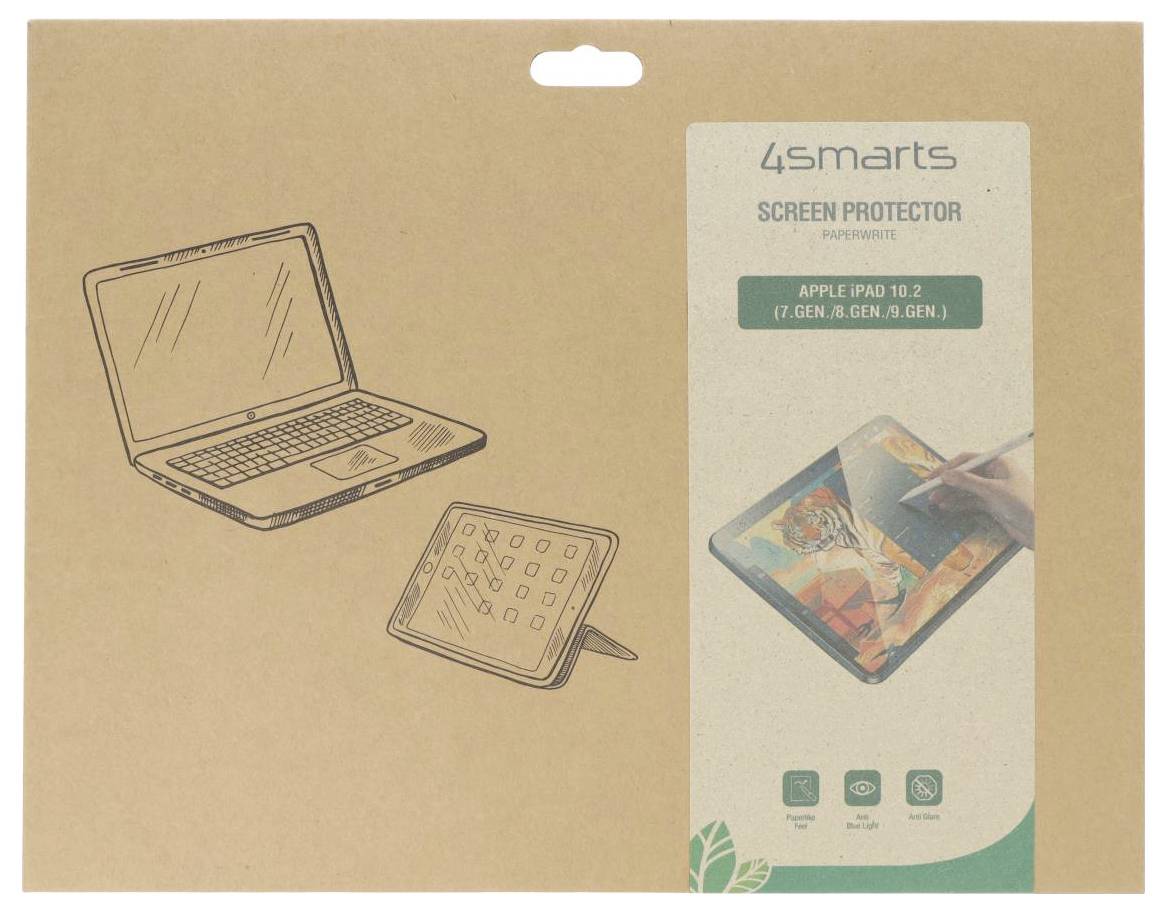 4Smarts Paperwrite Displayschutzfolie Apple iPad 10.2" (7. Gen, 2019), iPad 10.2" (8. Gen, 2020), iPad 10.2" (9. Gen, 2021) 1 St