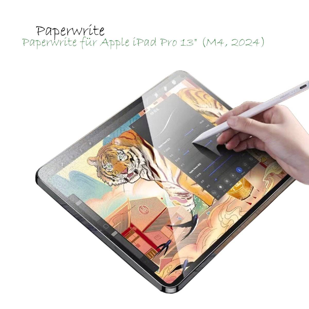 4Smarts Paperwrite Displayschutzfolie Apple iPad Pro 13" (M4, 2024) 1 St. matt, Anti-Fingerprint 540411