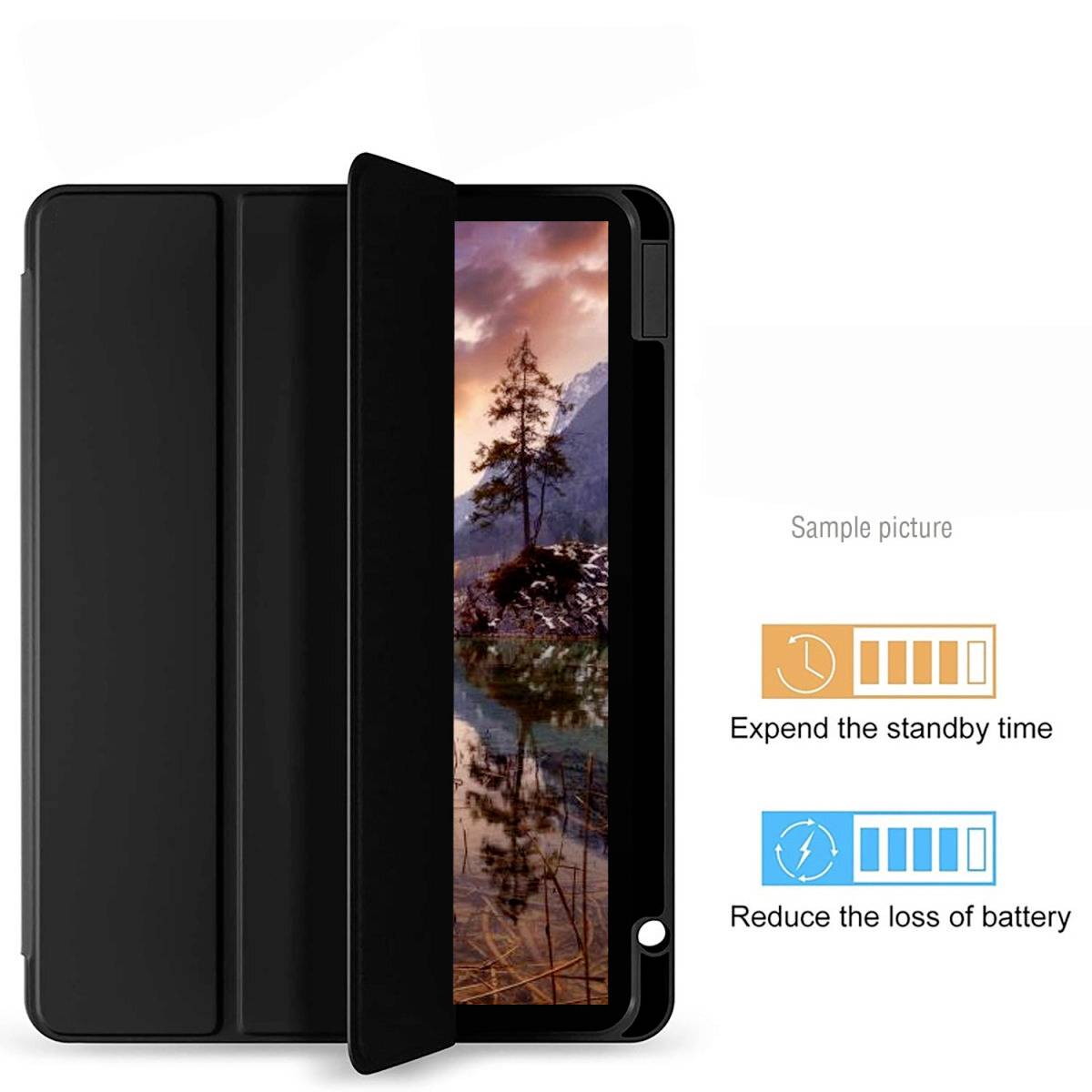 4Smarts Folio Case Basic Tablet-Cover Apple iPad Pro 13" (M4, 2024) 33cm (13") Book Cover Schwarz