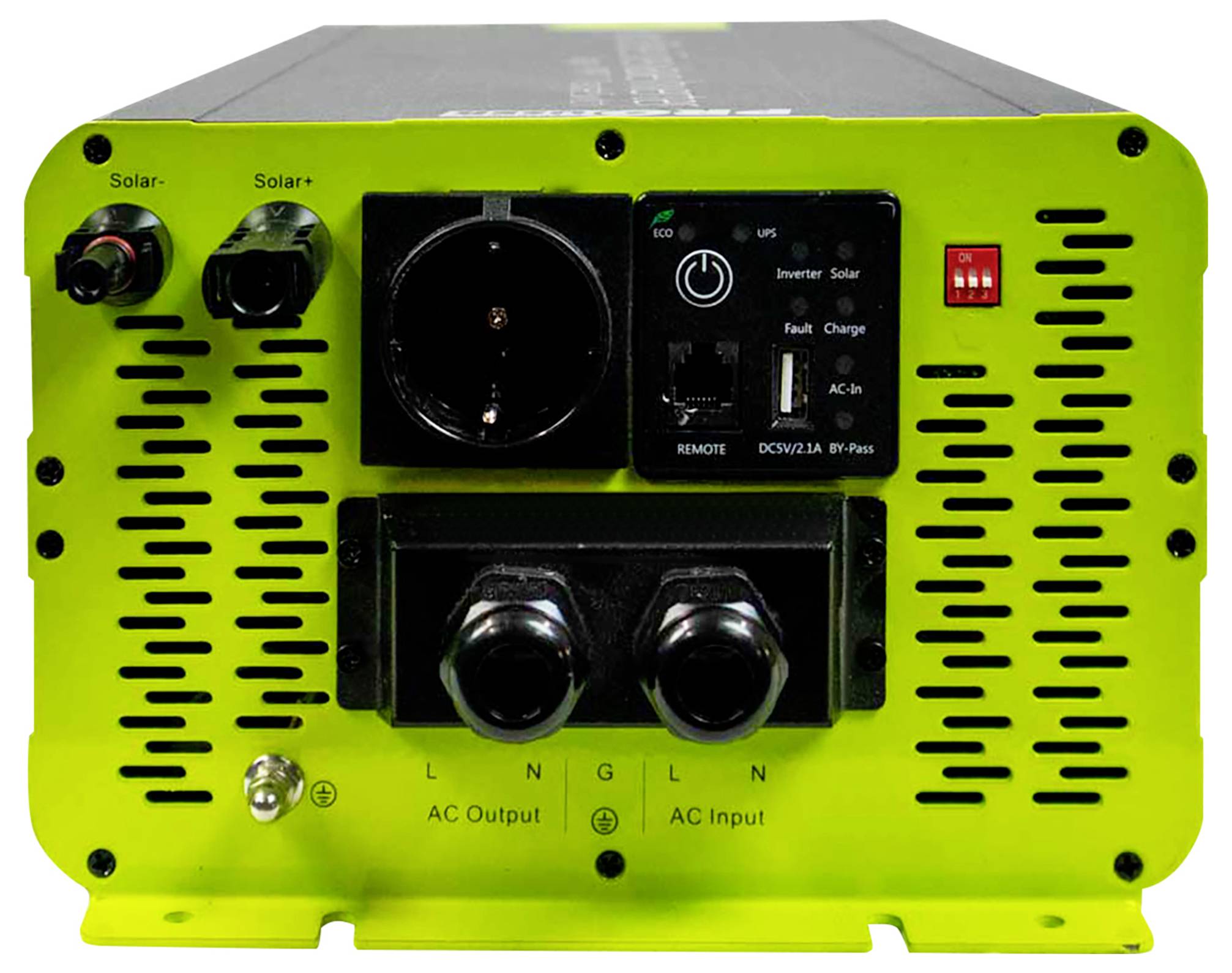 ProUser Wechselrichter PSI3000TX 3000W 12 V/DC - 230 V/AC inkl. Fernbedienung, reine Sinuswelle, USV-Funktion, integrierter