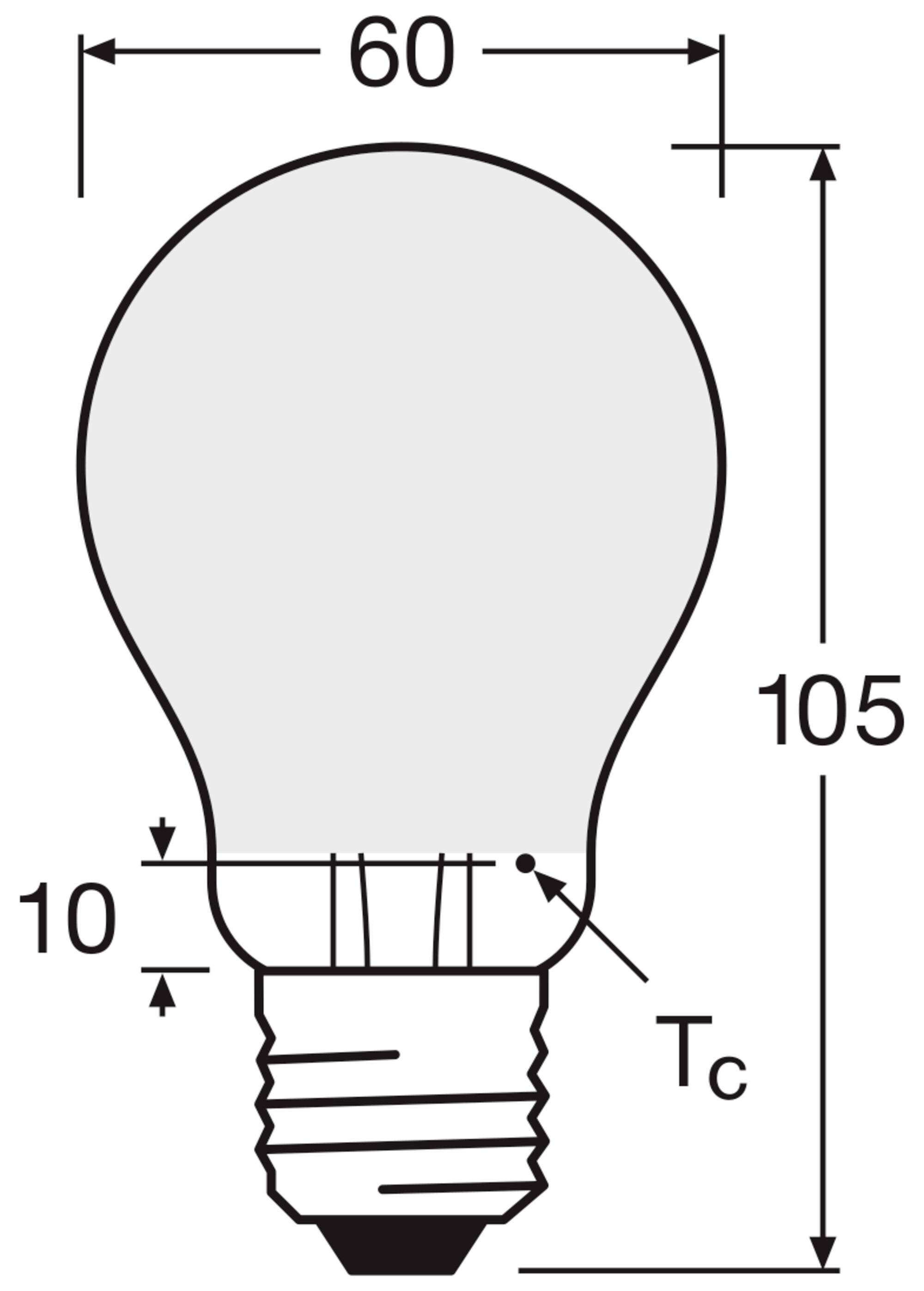 OSRAM HOMELIGHTING 4058075845688 LED EEK E (A - G) E27 6.5W = 60W Warmweiß (Ø x H) 60mm x 60mm 6St.