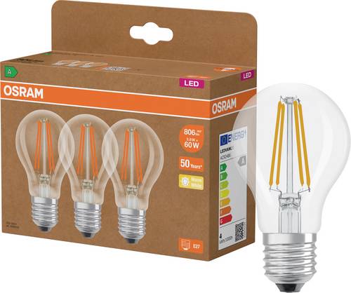 OSRAM HOMELIGHTING 4099854338601 LED EEK A (A - G) E27 3.8 W = 60 W Warmweiß (Ø x H) 60 mm x 60 mm