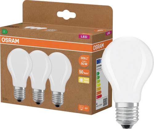 OSRAM HOMELIGHTING 4099854338656 LED EEK A (A - G) E27 3.8 W = 60 W Warmweiß (Ø x H) 60 mm x 60 mm