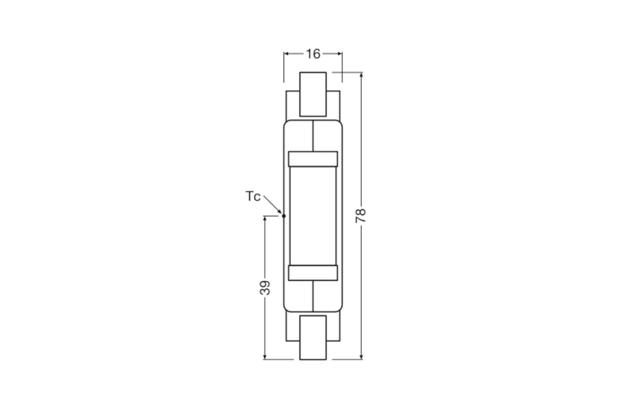 OSRAM HOMELIGHTING 4058075840461 LED EEK F (A - G) R7s 4.5W = 40W Neutralweiß (Ø x H) 16mm x 16mm 1St.