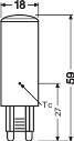OSRAM HOMELIGHTING 4099854247583 LED EEK D (A - G) G9 4.4W = 48W Warmweiß (Ø x H) 18mm x 18mm 1St.