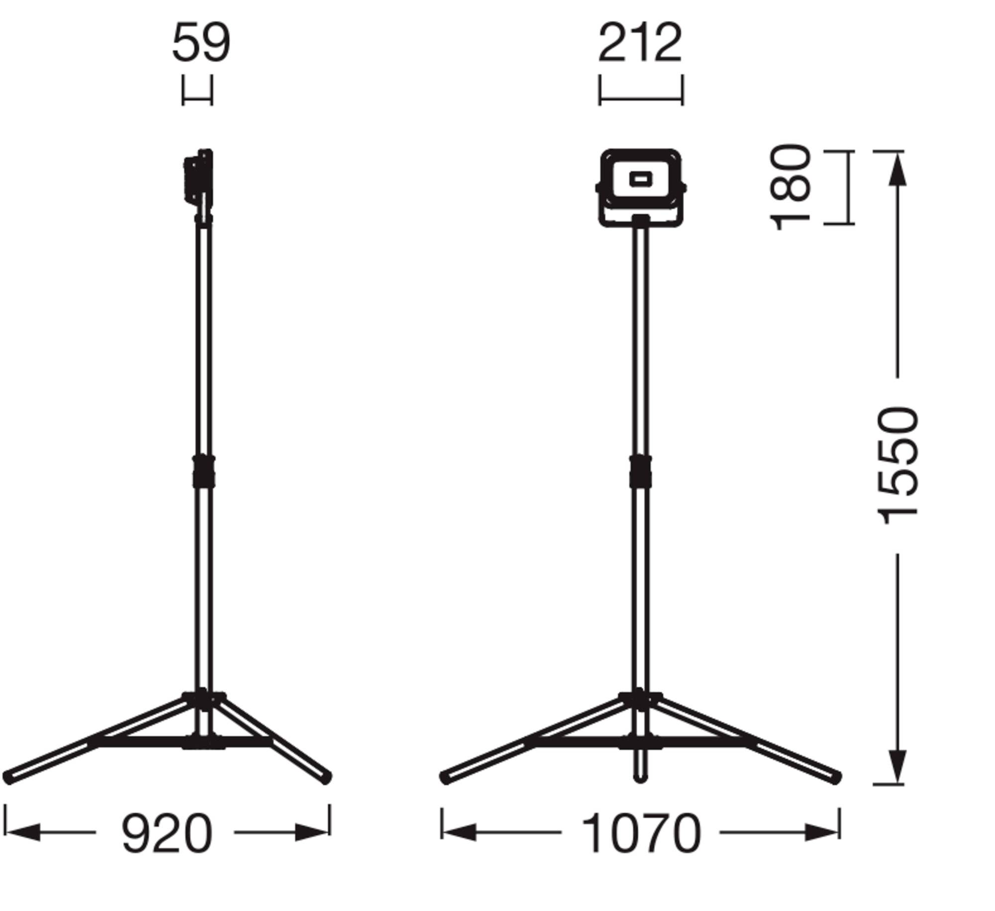 LEDVANCE 4099854282775 4099854282775 LED-Flutlichtstrahler 20 W Leuchtfarben: Kaltweiß