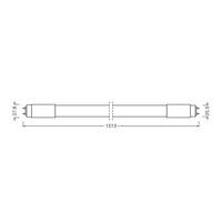 LEDVANCE LED-Röhre EEK: C (A - G) G13 Röhrenform T8 23W = 58W Neutralweiß (Ø x H) 27.8mm x 27.8mm 1St. LEDVANCE LED-Röhre EEK: C (A - G) G13 Röhrenform T8 23W = 58W Neutralweiß (Ø x H) 27.8mm x 27.8mm 1St.