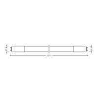 LEDVANCE LED-Röhre EEK: E (A - G) G13 Röhrenform T8 18W = 36W Kaltweiß (Ø x H) 27.8mm x 27.8mm 1St. LEDVANCE LED-Röhre EEK: E (A - G) G13 Röhrenform T8 18W = 36W Kaltweiß (Ø x H) 27.8mm x 27.8mm 1St.
