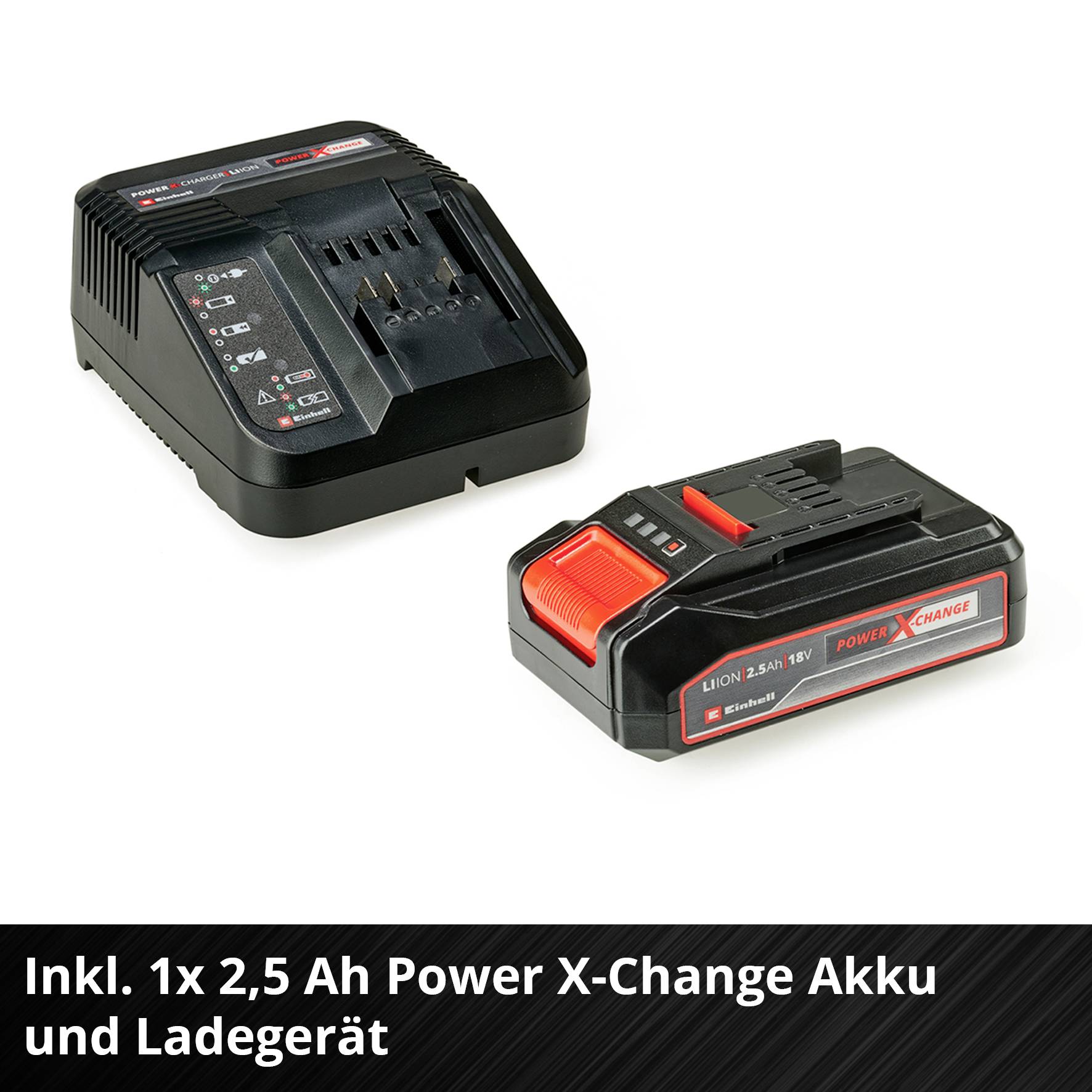 Einhell TC-JS 18/70 Li (1x2,5Ah) Power X-Change Akku-Stichsäge 4321280 18V 2.5Ah Anzahl mitgelieferte Akkus 1