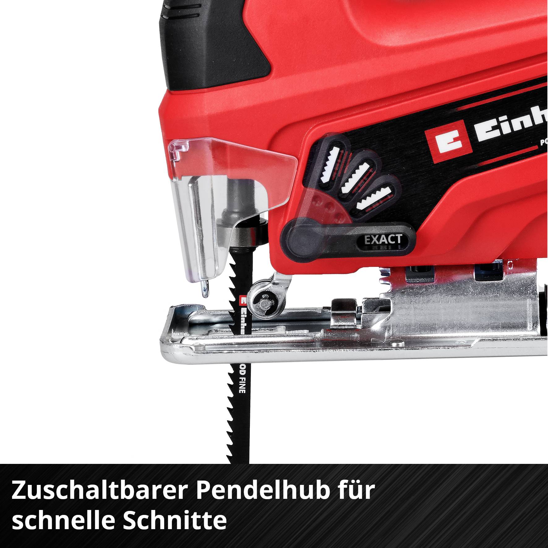 Einhell TC-JS 18/70 Li (1x2,5Ah) Power X-Change Akku-Stichsäge 4321280 18V 2.5Ah Anzahl mitgelieferte Akkus 1