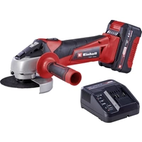 Einhell TC-AG 18/115 Li (1x4,0Ah) Power X-Change 4431133 Akku-Winkelschleifer 115mm inkl. Akku, inkl. Ladegerät 18V 4.0Ah Einhell TC-AG 18/115 Li (1x4,0Ah) Power X-Change 4431133 Akku-Winkelschleifer 115mm inkl. Akku, inkl. Ladegerät 18V 4.0Ah