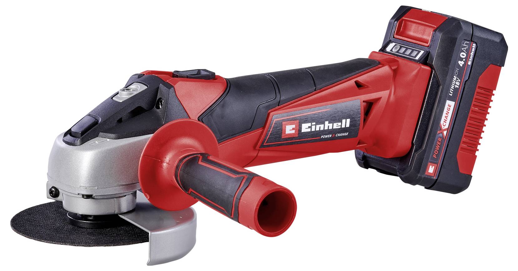 Einhell TC-AG 18/115 Li (1x4,0Ah) Power X-Change 4431133 Akku-Winkelschleifer 115mm inkl. Akku, inkl. Ladegerät 18V 4.0Ah