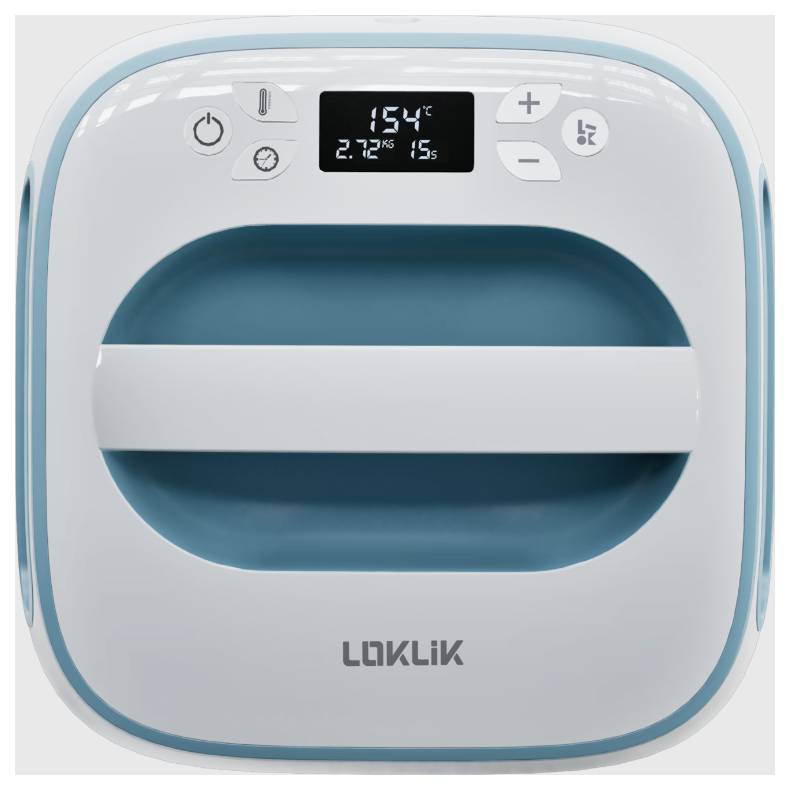 Loklik Easy Heat Press Heizpresse Blau