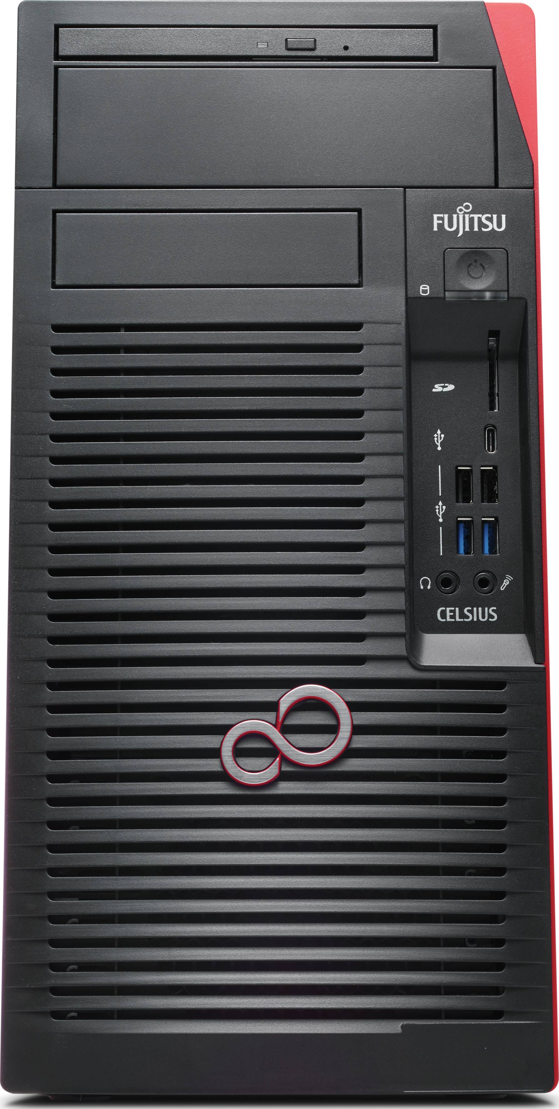 Fujitsu CELSIUS W580 POWER TOWER Desktop PC (generalüberholt) (sehr gut) Intel® Core™ i5 i5-9500 16GB 256GB SSD Intel UHD