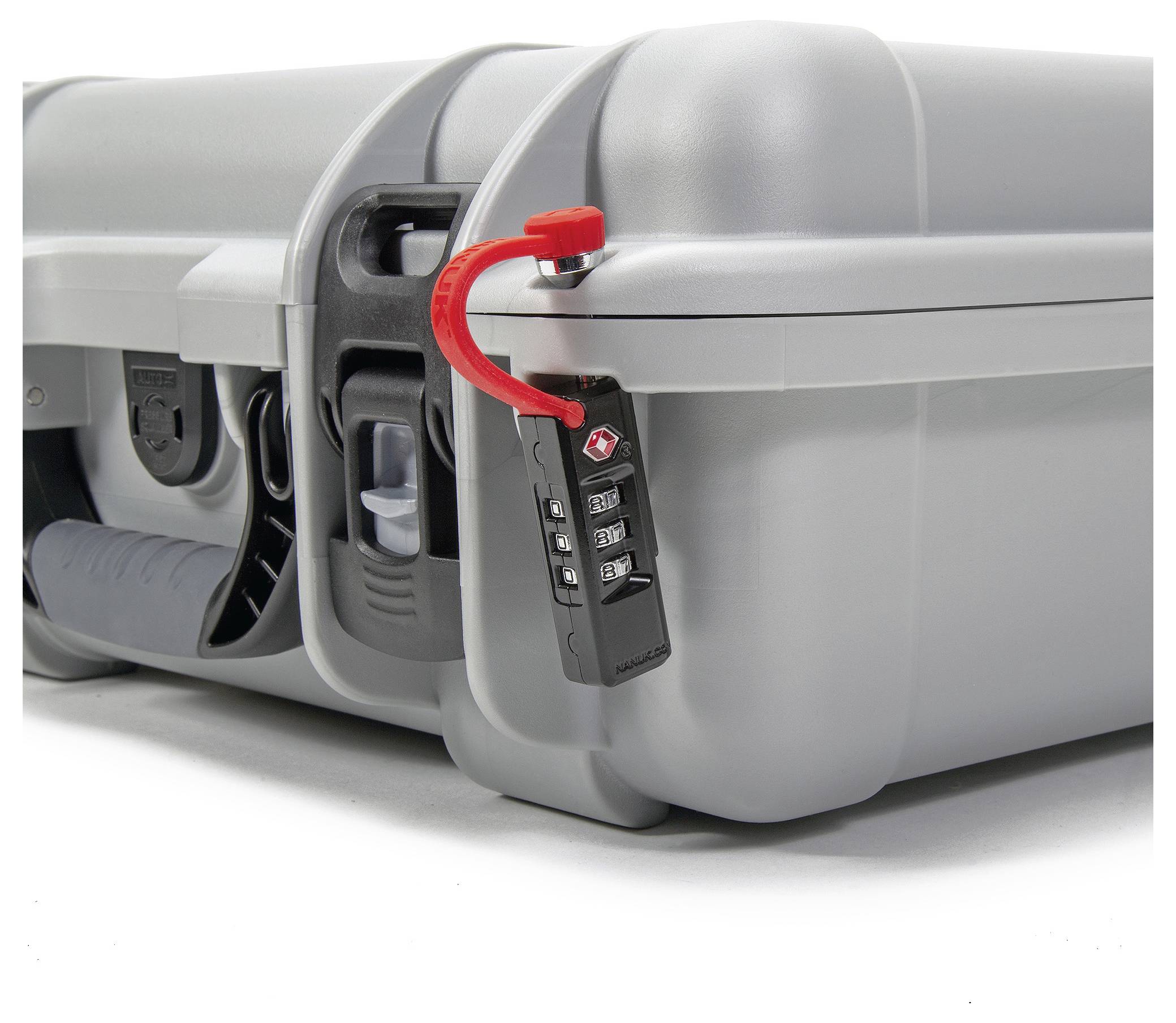 NANUK 900-TSA LOCK Vorhängeschloss TSA Schwarz/Rot Zahlenschloss