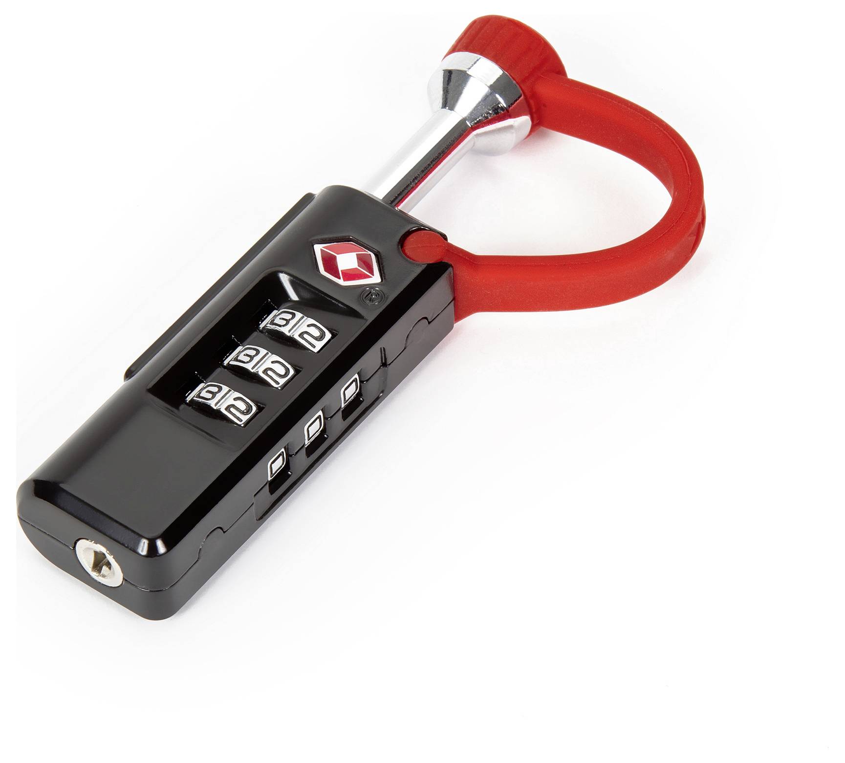 NANUK 900-TSA LOCK Vorhängeschloss TSA Schwarz/Rot Zahlenschloss