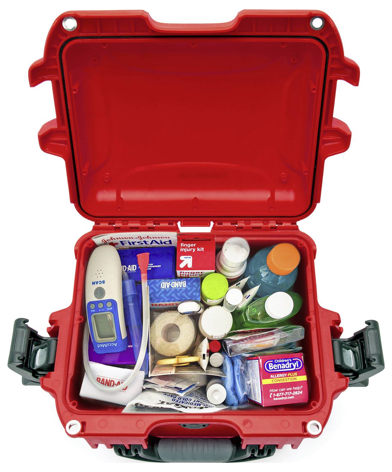 NANUK 908-FSA9 Erste Hilfe Koffer (leer) 241 x 190 x 190 Rot