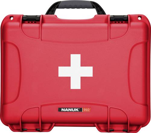 NANUK 910-FSA9 Erste Hilfe Koffer (leer) 336 x 104 x 234 Rot