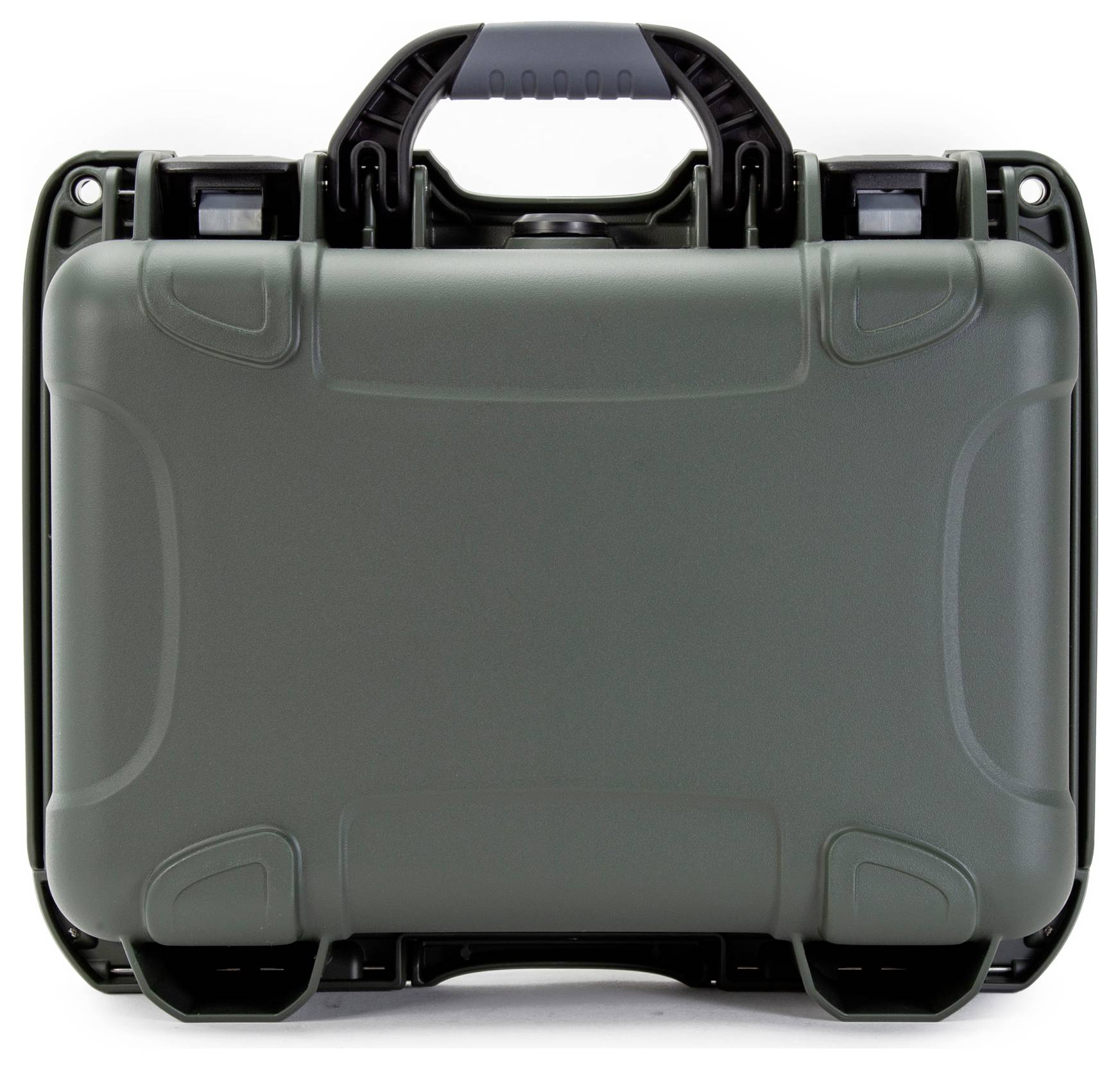 Ein grauer, robuster Schutzkoffer mit schwarzem Tragegriff, geeignet für den sicheren Transport empfindlicher Ausrüstung.