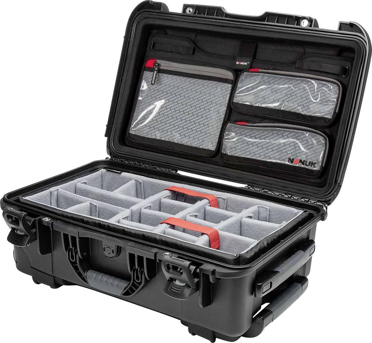 NANUK Transportkoffer Mod. 935 (B x H x T) 521 x 191 x 287 mm Schwarz 935S-060BK-0A0