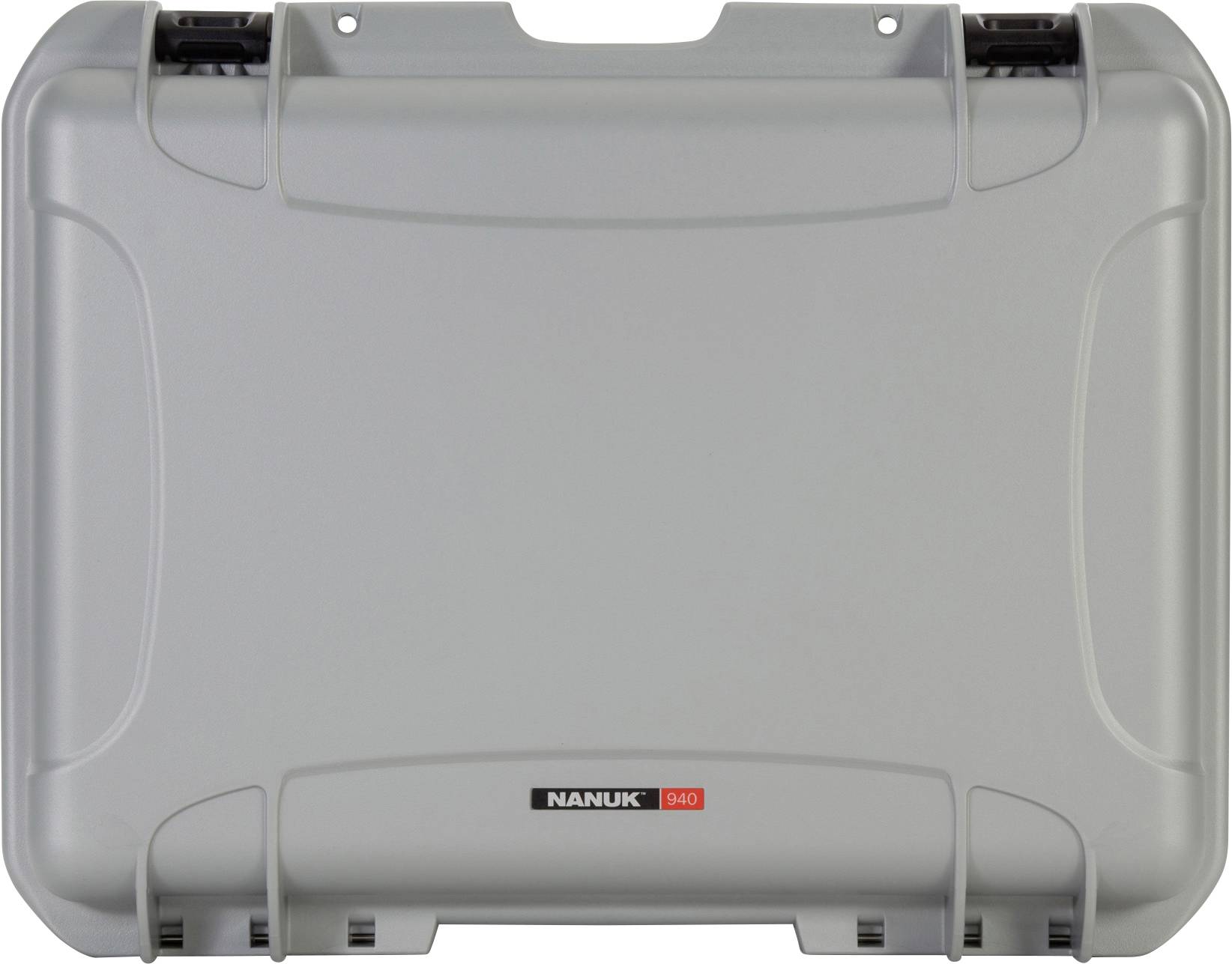 Ein grauer, robuster Koffer der Marke Nanuk, Modell 940, für den sicheren Transport von empfindlicher Ausrüstung.