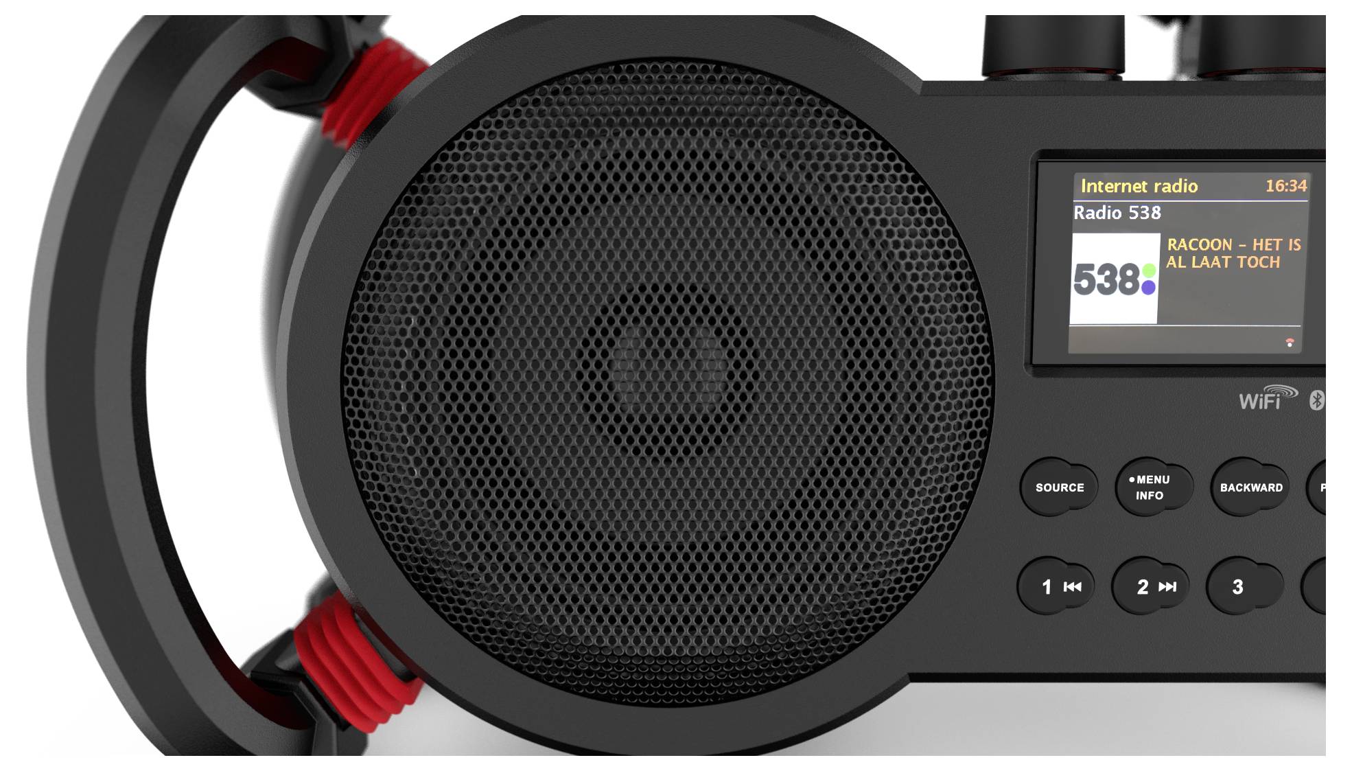 PerfectPro NetBox Baustellenradio Internet, DAB+, UKW AUX, Bluetooth®, DAB+, Internetradio, UKW, USB, WLAN Powerbank-Funktion