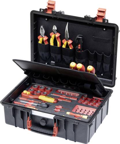 Wiha Set L Mechatronik 62tlg 45833 Elektriker, Handwerker, Lehrlinge, Profi, VDE Werkzeugkoffer bes