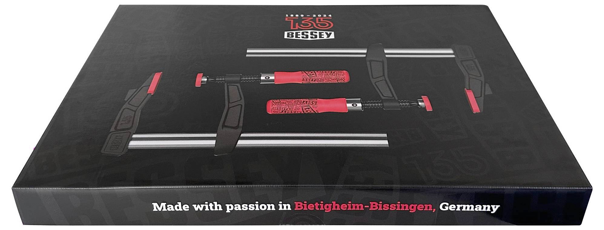 Bessey Jubiläumsset 2x Tempergusszwinge TGA25SET-135 TGA25SET-135 Spann-Weite (max.):250mm Ausladungs-Maße:120mm