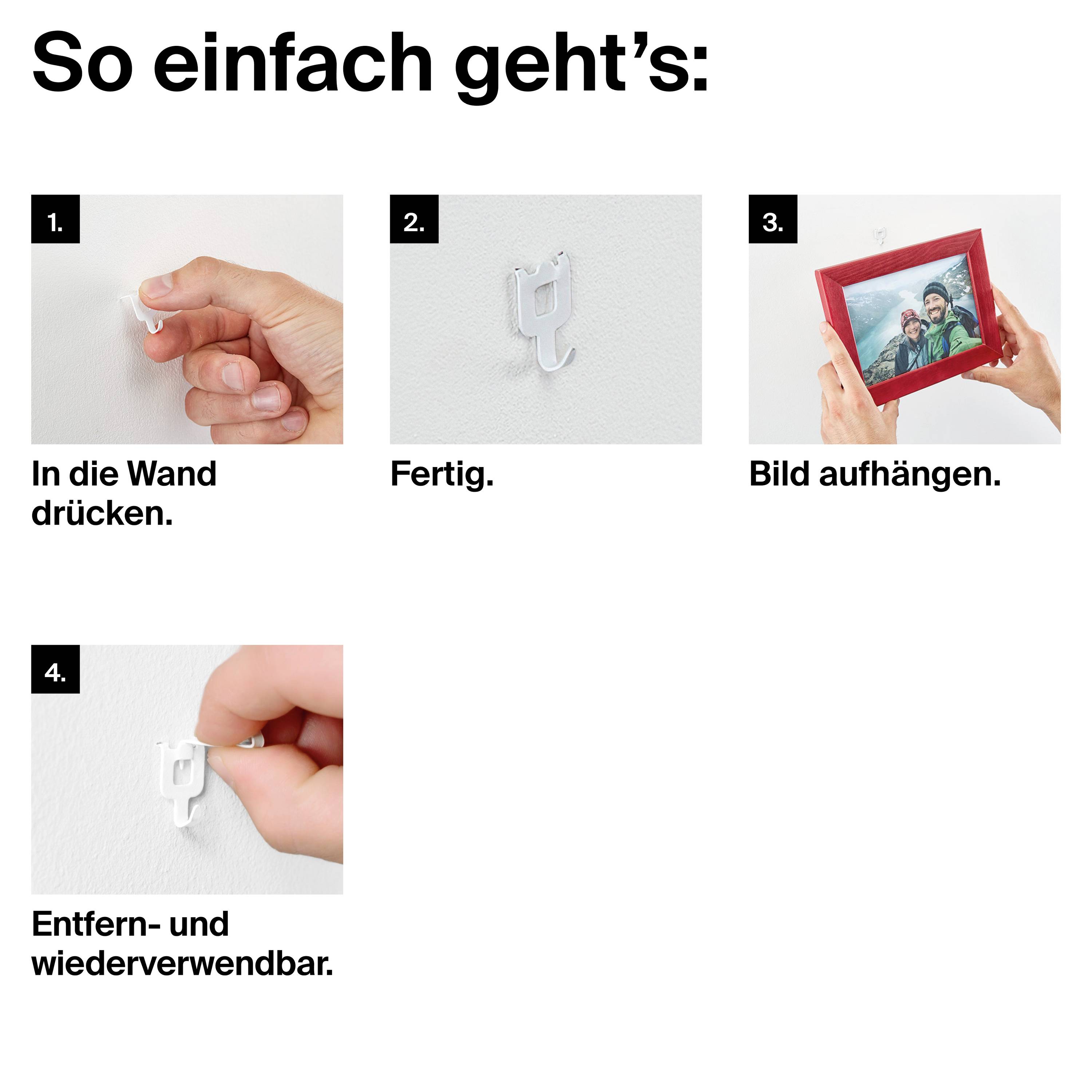 Fischer 564381 GOW Multipack Bilderkralle, 24er 24 St.