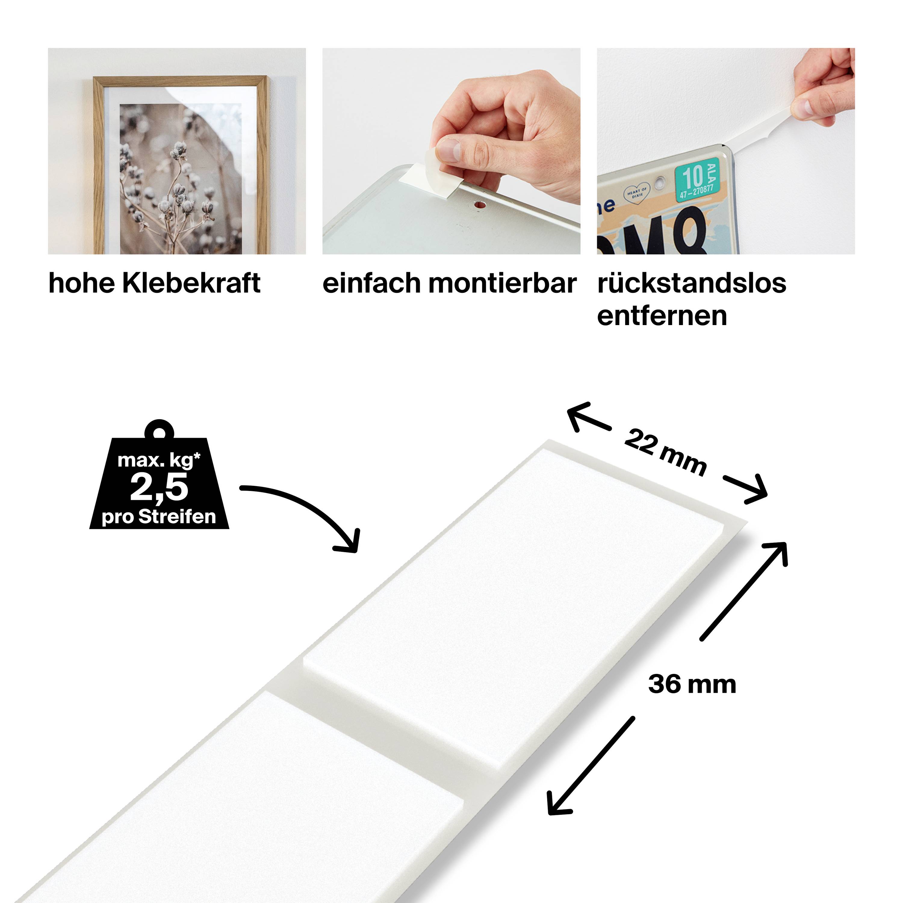 Fischer Double-Bound 570406 Klebepads 40 St.