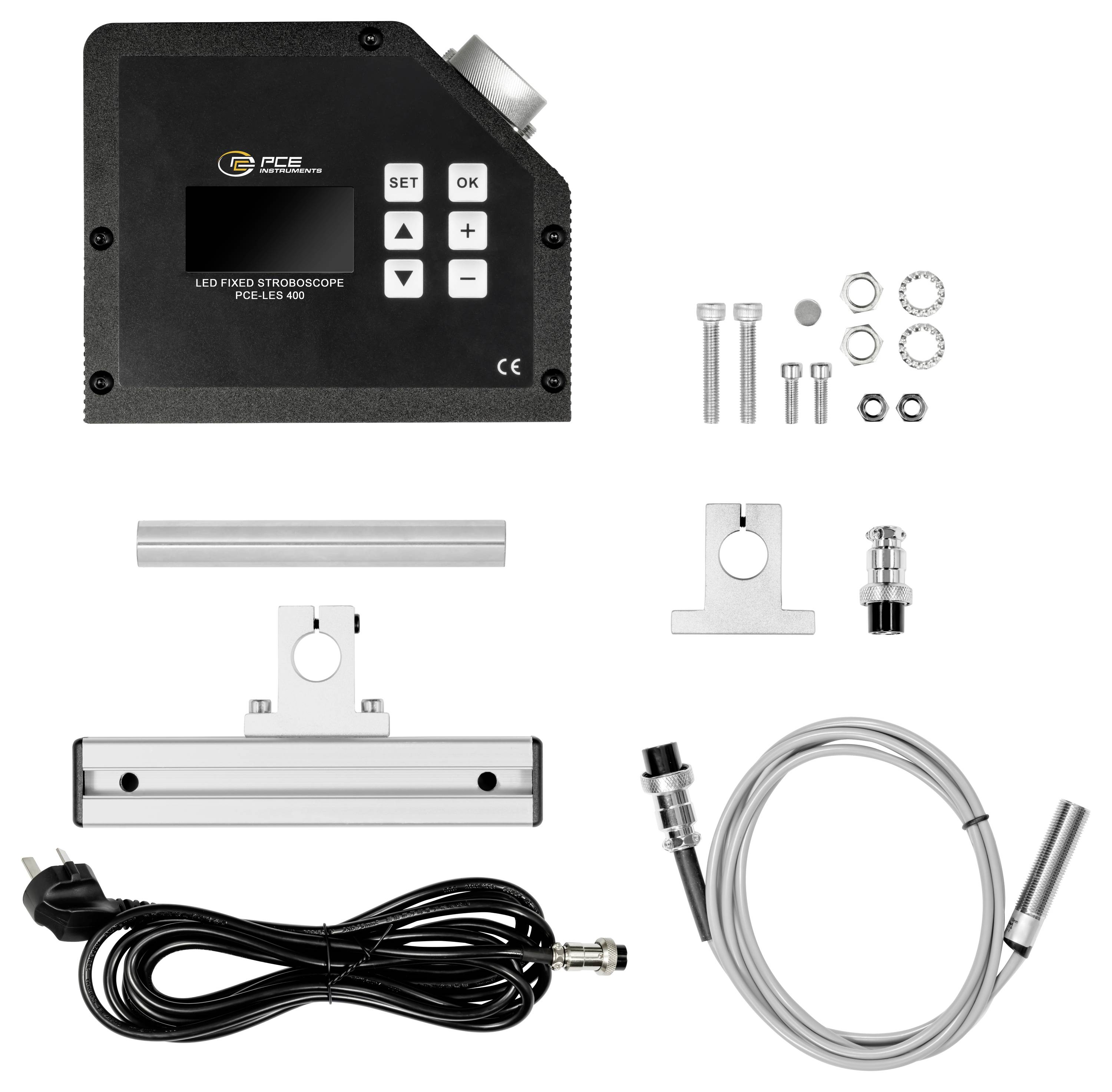 PCE Instruments PCE-LES 400 LED-Stroboskop Anzahl LEDs (Details):20 St. Kaltweiß