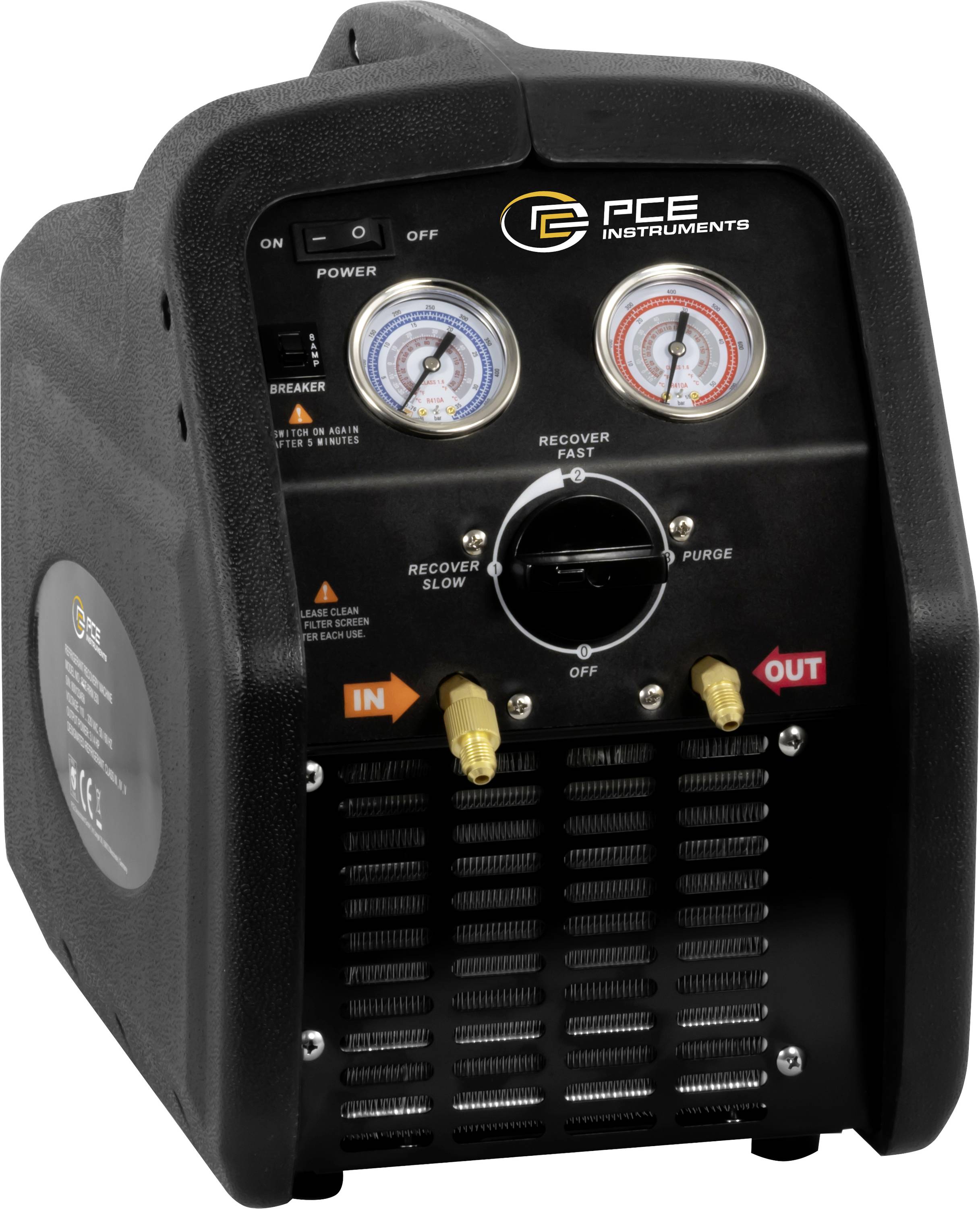 PCE Instruments PCE-RRM 250 Vakuumpumpe mit Schutzkontaktstecker, einstufig