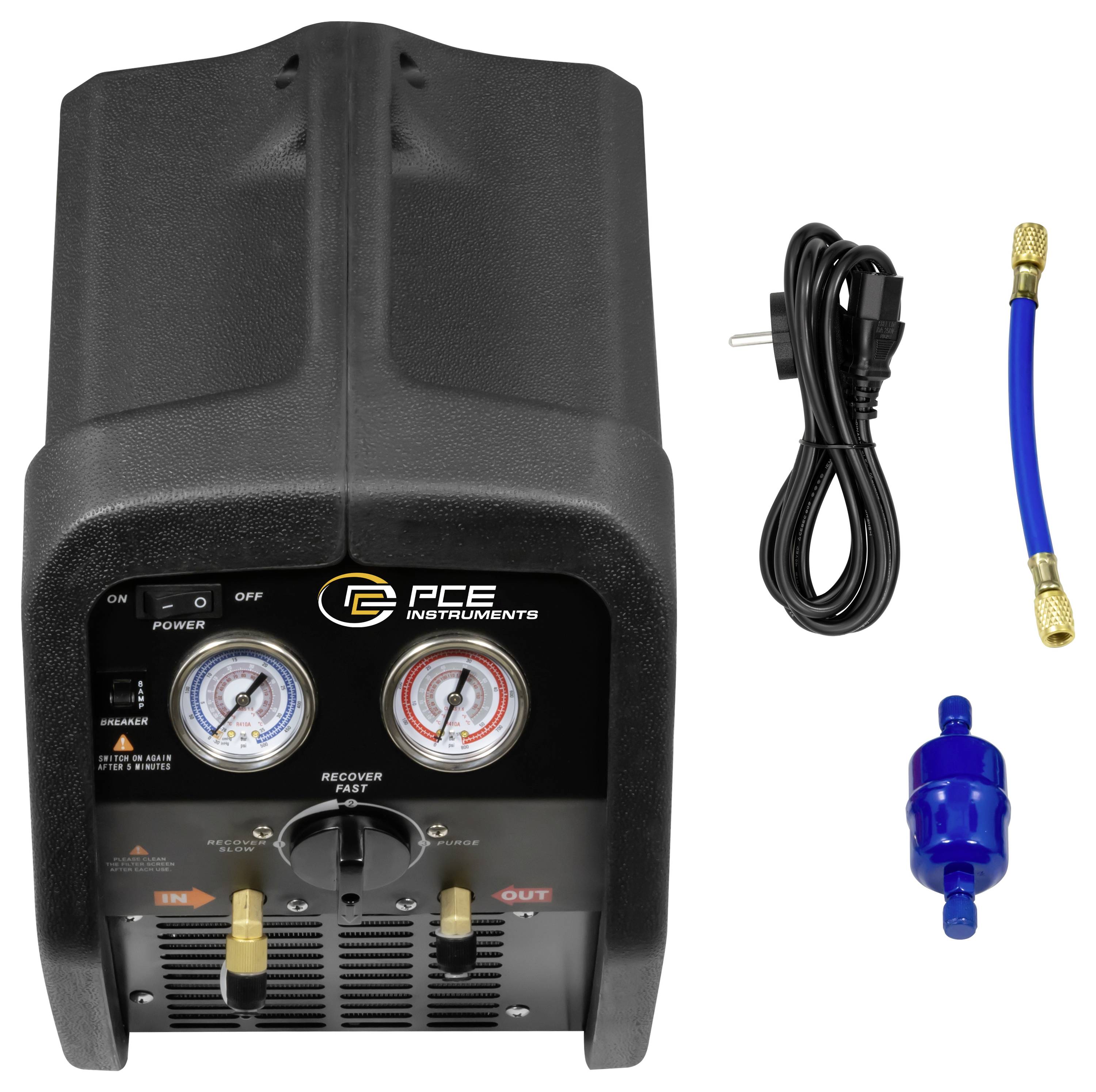 PCE Instruments PCE-RRM 250 Vakuumpumpe mit Schutzkontaktstecker, einstufig